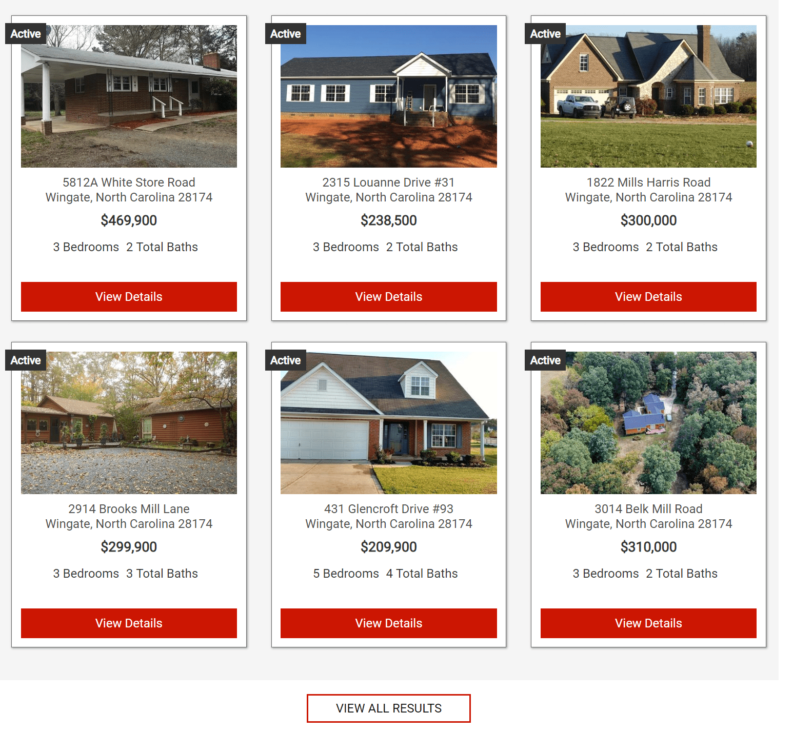 Sold/Closed In Wingate, NC Close To Wingate University